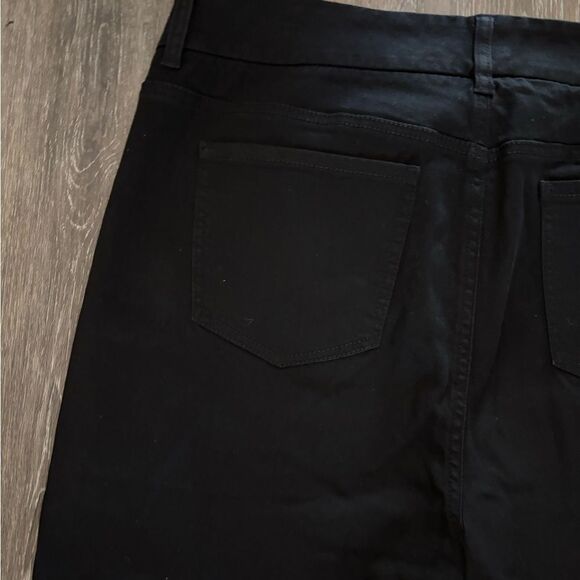 Melissa McCarthy Seven 7 Black Tuxedo Jeans Embellished Sz 16 - Picture 8 of 10